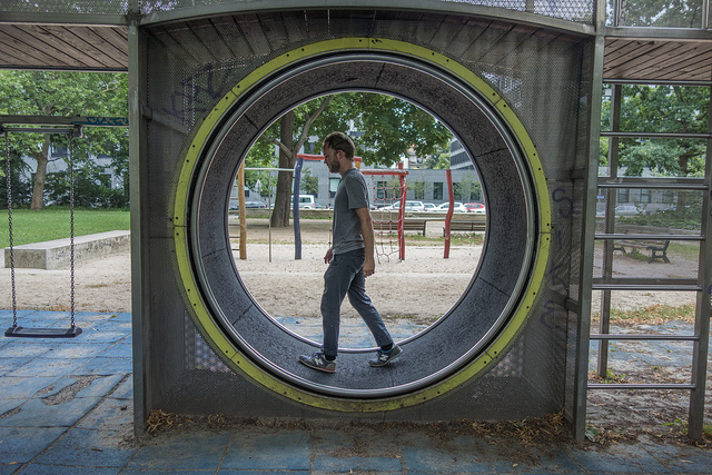 Hamster Person Wheel